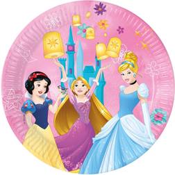 Procos Paptallerkener Disneyprinsesser 8-pak