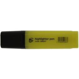 5 Star Office Highlighters Yellow Pack of 12