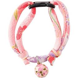 Necoichi Cherimen Cat Collar with Clover Bell Pastel