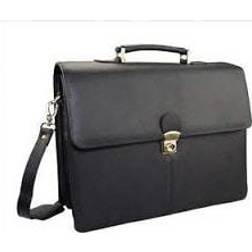 Monolith 3193 Leather Briefcase Black