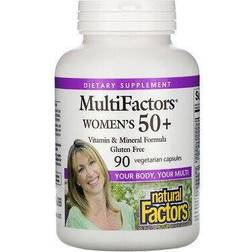 Natural Factors MultiFactors Women's 50 90 Vegetarian Capsules