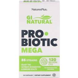 Nature's Plus GI Natural Probiotic Mega, 120 Billion CFU, 30 Capsules