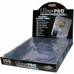 Ultra Pro 100Ct Box 9-Pocket Platinum Page (3 Hole)