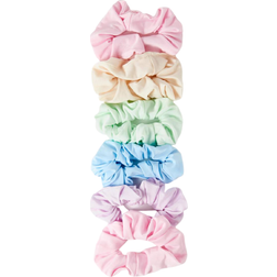 Brushworks Hair Scrunchies Pastel 6-pack