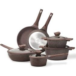 Carote Granite Cookware Set with lid 10 Parts