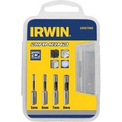 Irwin Diamond Drill Bit Set 4 Piece 5-8MM