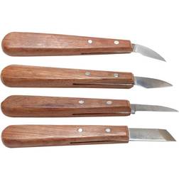 Charnwood Beber Four Piece Chip Carving Knife Set