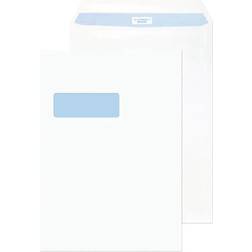 Q-CONNECT C4 Envelopes Window Peel/Seal 100gsm White Pk 250 KF03292