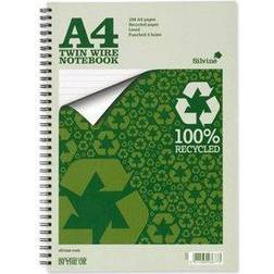 Aucune Silvine Everyday Notebook Recycled Wirebound Punched