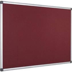 Bi-Office Maya Notice Board Burgundy Fe