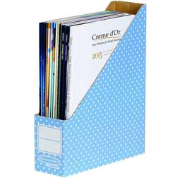 Fellowes Bankers Box Style Magazine File Blue/White, Pack of 10