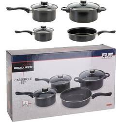 Excellent Houseware Non-Stick Cookware Set with lid 7 Parts