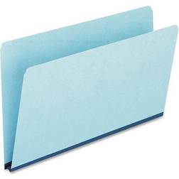 Oxford Pendaflex 9300 Pressboard Expanding File Folders- Straight Cut- Top Tab- Legal- Blue- 25/Box