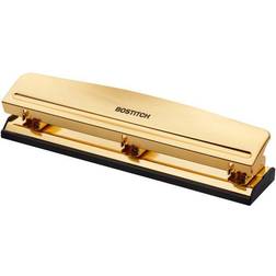 Bostitch 3-Hole Punch, Gold