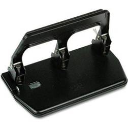 Master Products MP50 40-Sheet Heavy-Duty Three-Hole Punch 9/32 Holes Gel Pad Handle Black