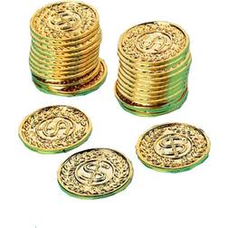 Amscan Party Decorations Pirate Coins Gold 72-pack