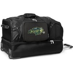 NCAA MOJO NDSU Bison Black 27'' 2-Wheel Drop Bottom Rolling Duffel Bag