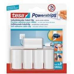 TESA POWERSTRIPS Cable clips White Content: 5 pc(s) Picture Hook