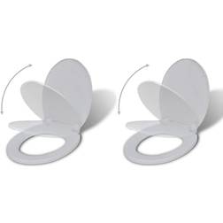 vidaXL Toilet Seats with Soft Close