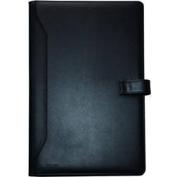 Monolith 2900 A4 Conference Folder and Pad Leather Look Black 2900