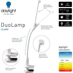 Daylight Company, Duolamp_Clamp_White