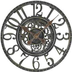 Smart Garden Newby Mechanical Verdigris 12"Clock Figurine