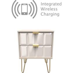 Swift Calvello 2 Drawer Charge Bedside