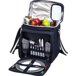 Picnic at Ascot Fully Equipped Cooler For 2 Navy Navy Set