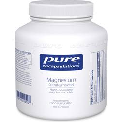 Pure Encapsulations Magnesium (Citrate/Malate) 180 Capsules