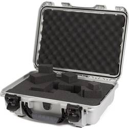 Nanuk 923 Protective Case with Cubed Foam, Silver