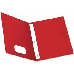 Oxford Twin-Pocket Folders with 3 Fasteners, Letter, 1/2"