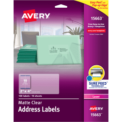 Avery Clear Easy Peel Mailing Labels