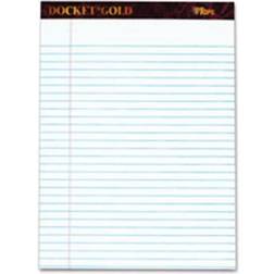 Tops TOP63960 Notepad,Wide Ruled,20lb,50 Sheets,8.5 in. in.,12-PK,White