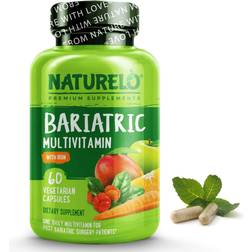 Naturelo Bariatric Multivitamin with Iron 60 Vegetarian Capsules