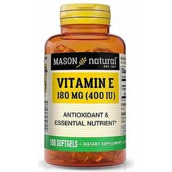 Mason Natural Vitamin E, 180 mg (400 IU) 100 Softgels