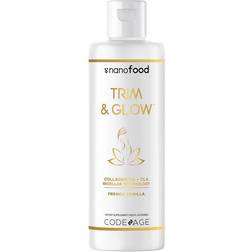 Codeage Nanofood Trim & Glow Collagen HA CLA Micellar Technology French Vanilla 15.22 fl oz