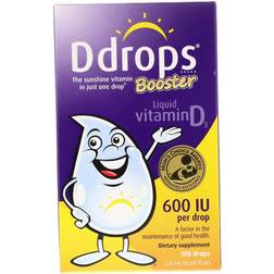 Ddrops Booster Liquid Vitamin D3 600 IU 0.09 fl oz (2.8 ml)