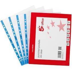 5 Star Office Punched Pocket Polypropylene Embossed Strip