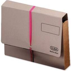 ELBA Legal Wallet with Security Ribbon Manilla 360gsm