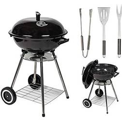 Mylek 17" Charcoal Kettle Barbecue Portable BBQ