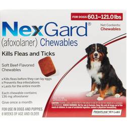 Nexgard Chewables for Extra Large Dogs 136mg