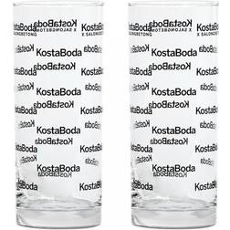 Kosta Boda Salong Betong Highball Drink Glass 33cl 2pcs