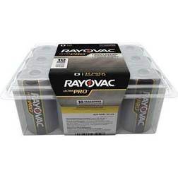 Rayovac 1.5V D Alkaline Battery, 12-Pack