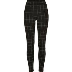 Urban Classics Ladies Check High Waist Leggings