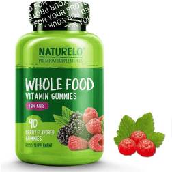 Naturelo Whole Food Multivitamin Gummies Vitamins, Fruit Extracts No Sugar