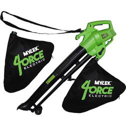 Mylek 3000W Garden Leaf Blower And Vacuum Green & Black