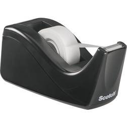 Scotch C60-BK Value Desktop Tape Dispenser, 1' Two-Tone