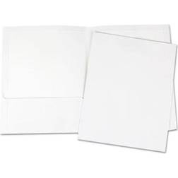 Universal Laminated Two-pocket Portfolios, Cardboard Paper, 100-sheet