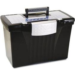 STX 61510U01C Portable File Storage Box w/Organizer Lid Letter/Legal