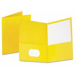 Oxford Twin Portfolio Folders, Yellow, 25/Box 57509